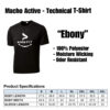 PRODUCT Spec - Macho Active Ebony