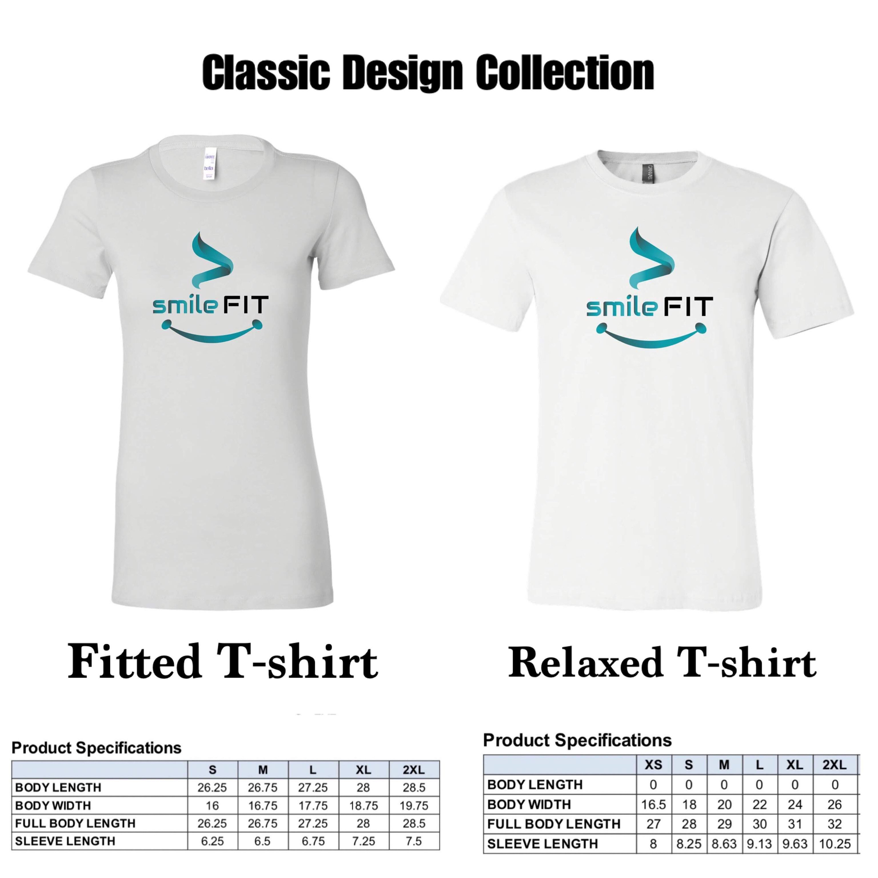 classic fit vs relaxed fit t-shirt
