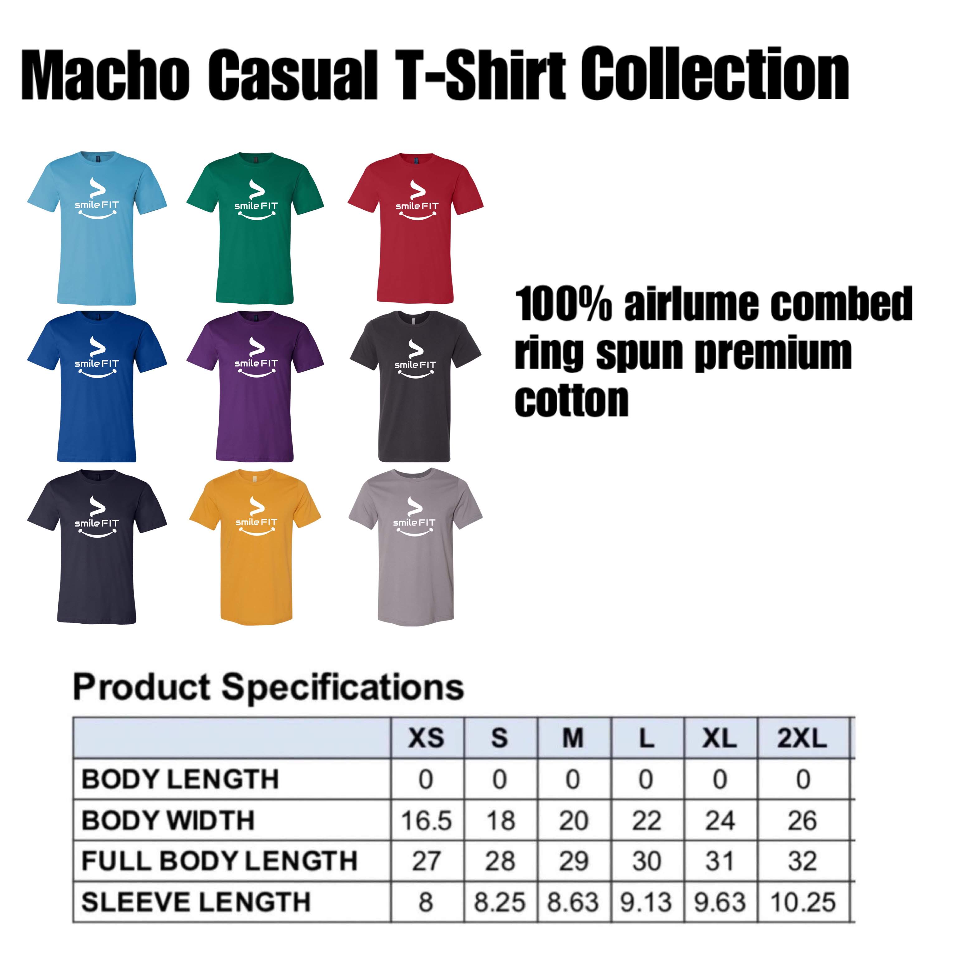 PRODUCT Spec - Macho casual Collection PRODUCT Spec - Macho casual Collection